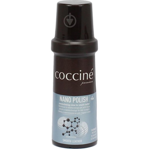 COCCINE NANO POLISH Рідка паста-блиск для гладкої шкіри Чорна 75мл 5906489217111 фото