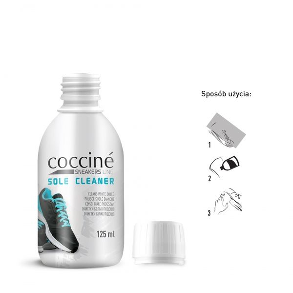 COCCINE SNEAKERS SOLE CLEANER Очисник для білих гумових підошв 125ml 5902367981501 фото