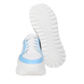 Кросівки жіночі шкіряні біло-блакитні L024 243865 /6 фото 4