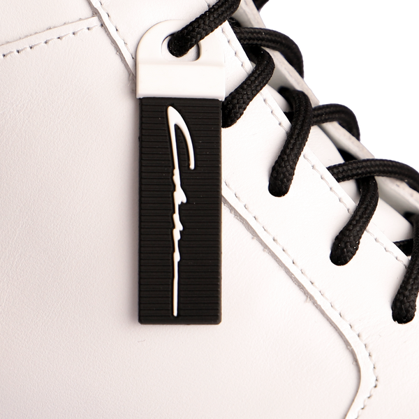 Кросівки жіночі високі білі шкіряні на байці 156/1 156/1- F.w.spr фото