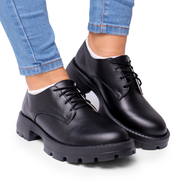 Туфлі жіночі чорні шкіряні А2 А2- F.Bl.spr фото